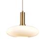 Pendelleuchte Ebeltoft III Glas Messing 0