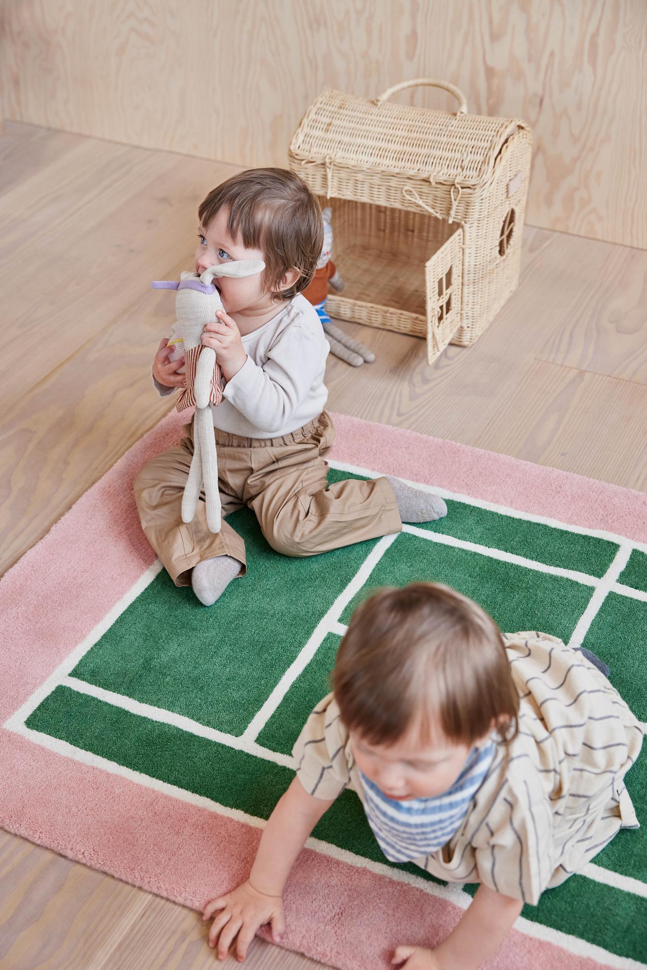 Miew Tennishase Plüschtier Baumwolle Braun 1