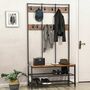 Garderobe Holz Metall Pulverbeschichtet 2