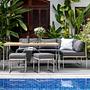 Gartenhocker Cipressa Grau 3