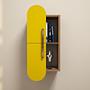 Rose Wall Shelf Wood veneer Yellow 3
