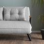 Sando Sofa Bed 2-Seater Bouclé Grey 2