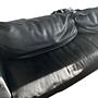 Budapest Sofa 3-Sitzer Leder Schwarz 0