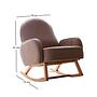 Yoko Armchair Velvet Brown 6