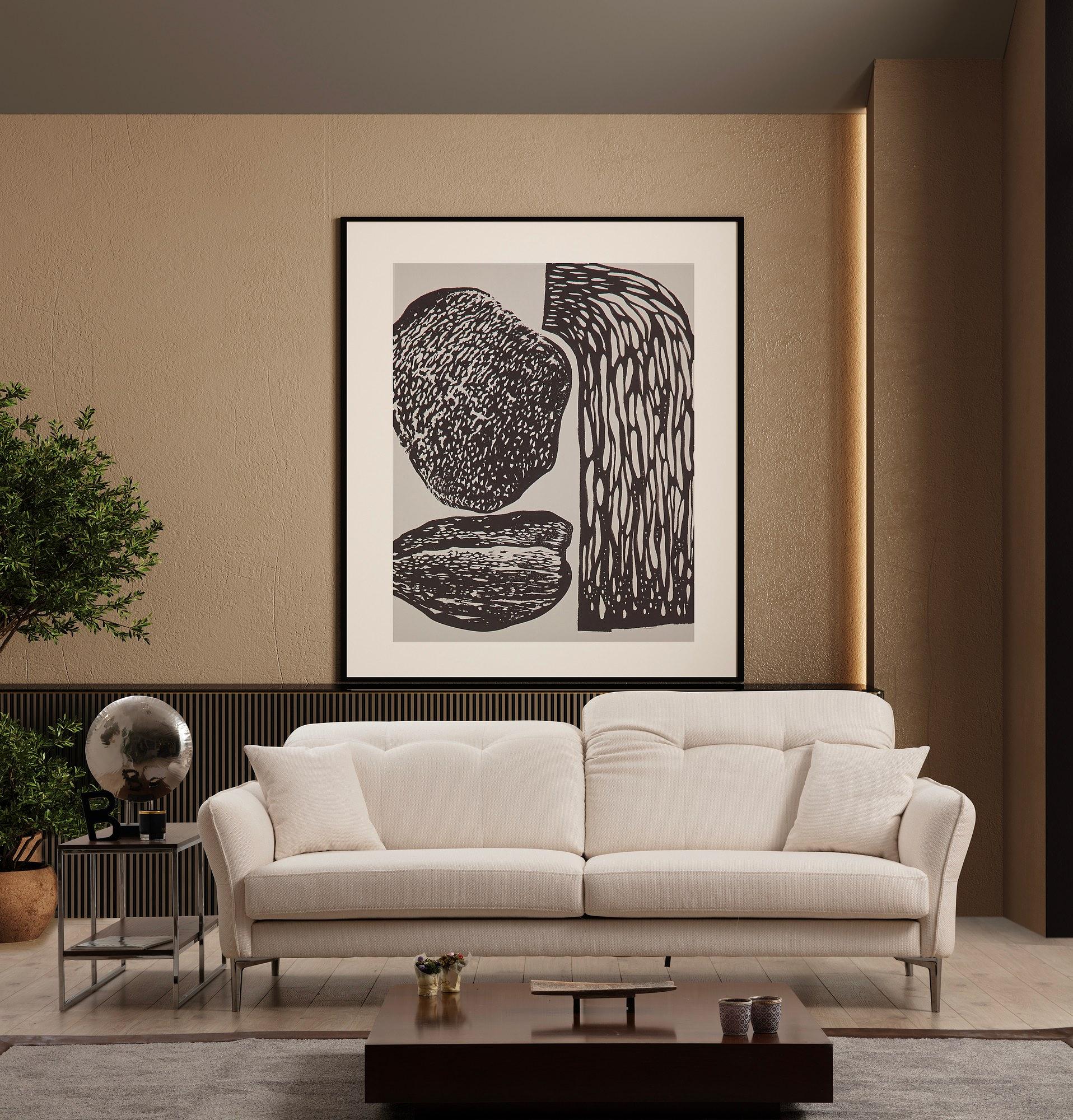 Costor 3-Sitzer Sofa Weiß 1