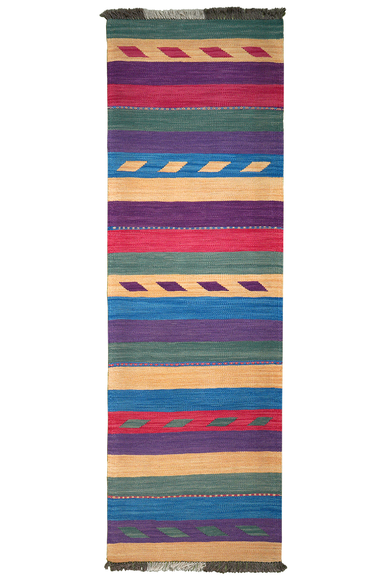 Kilim Gashgai Teppich Mehrfarbig 0