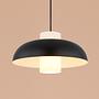 Lowe Pendant Light Iron 1-Light Black 0