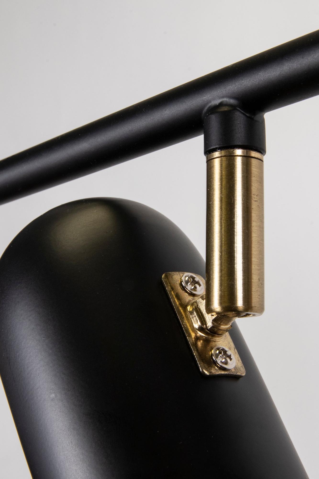 Swan Lampada da soffitto a 3 luci Nero 3