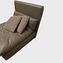 Shiraz Modul Sessel Leder Taupe 5