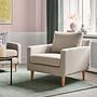 Astha Armchair Agnes Brown 2