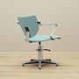 Barber chair Leather Blue 1980s 5