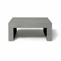 Dawn Beistelltisch Faserbeton Grau 70 cm 0