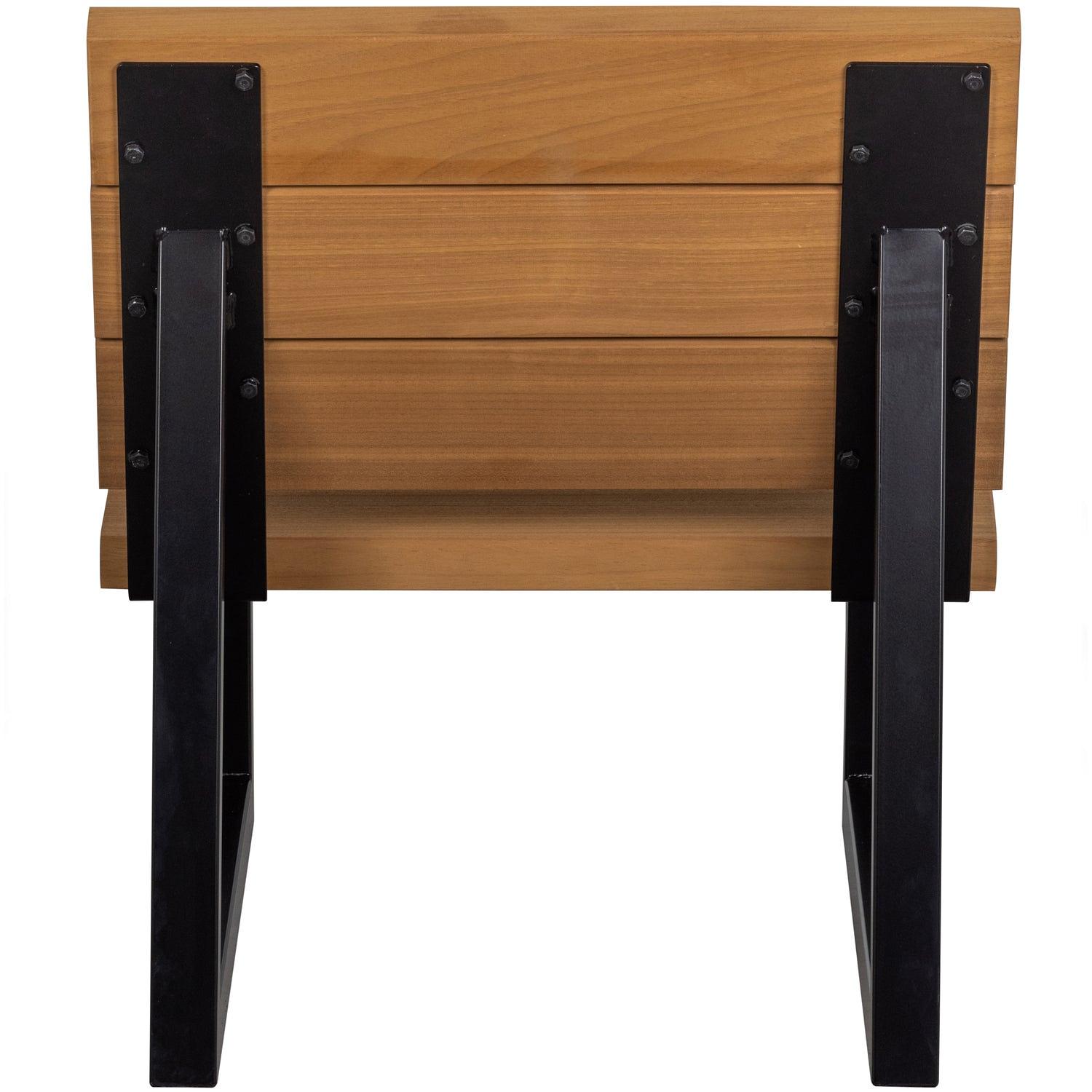 Banco Stuhl Holz Braun 5