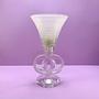 Vintage Swirl Tischlampe Muranoglas 1960er Jahre 0