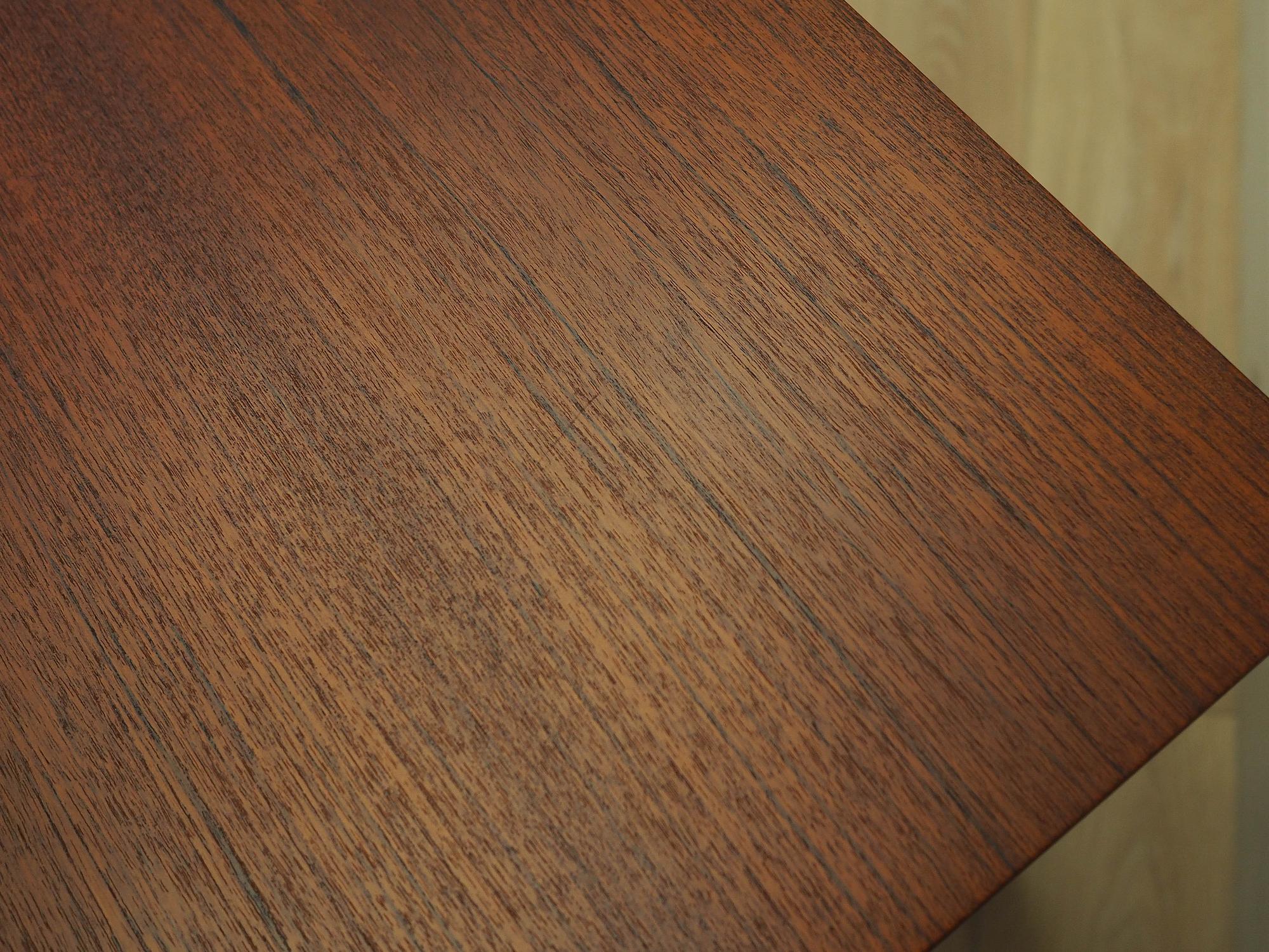 Teak desk Brown 1970s 11