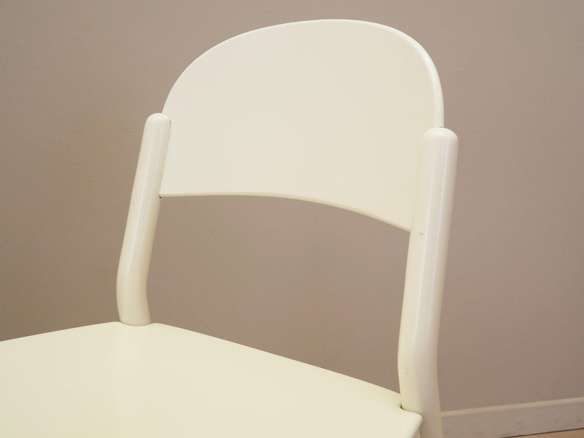 4x Dining chair Beech 1970s 14