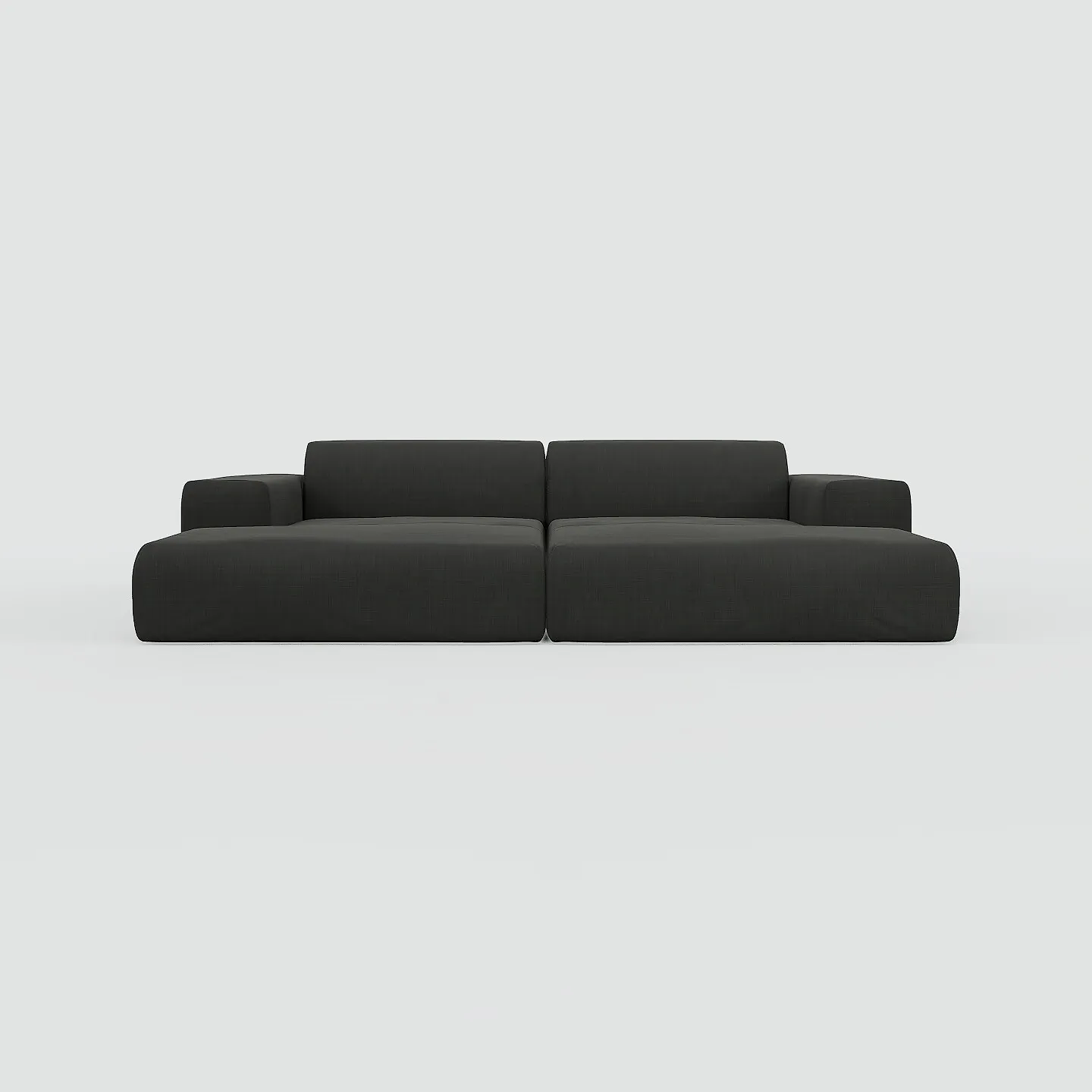 Pyllow Ecksofa Webstoff Anthrazit 0