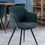 Alunda Chair Metal Velvet Dark Blue 2