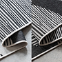 Rhombus In-/Outdoor-Teppich Schwarz 2