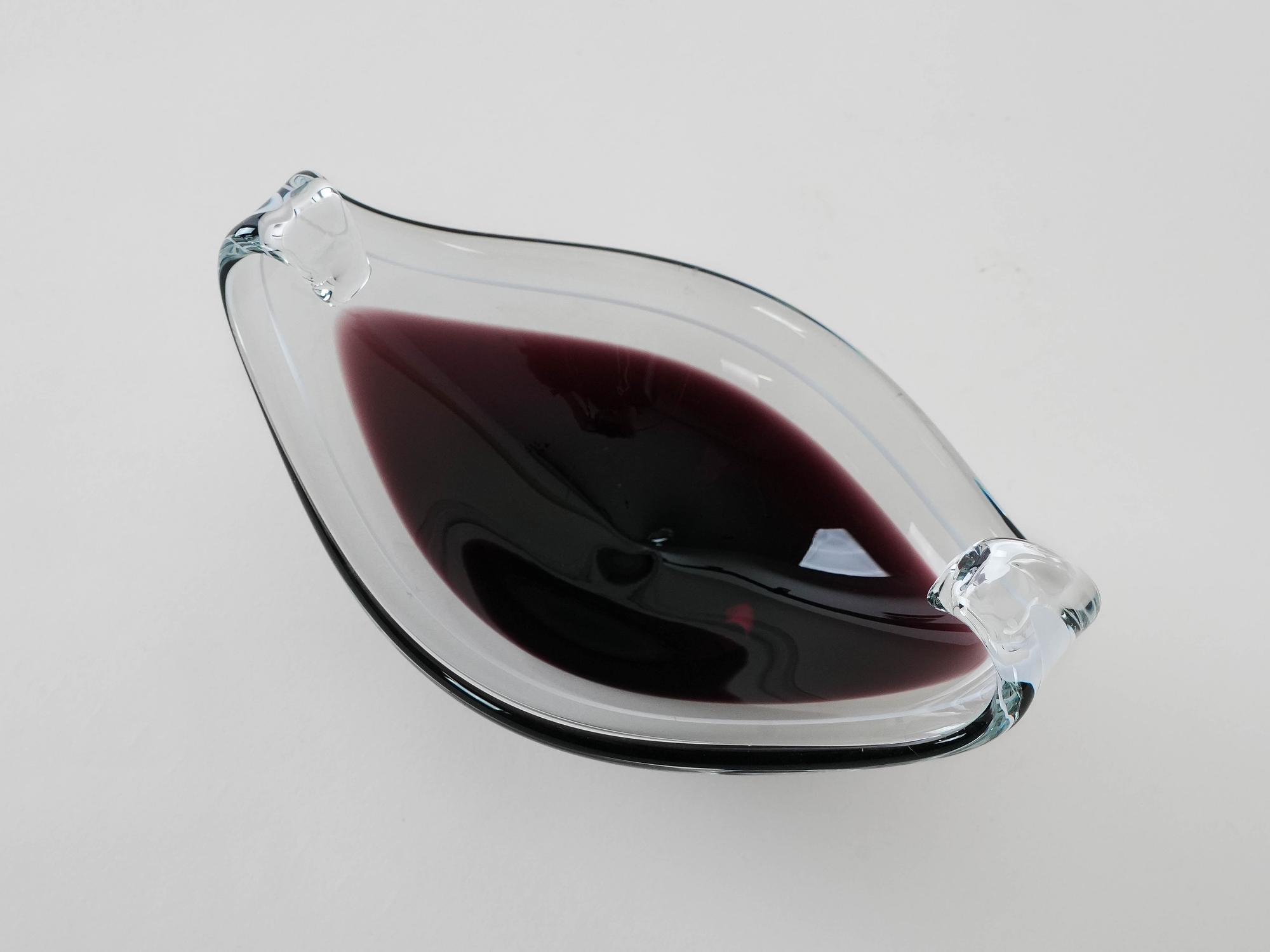 Plate Murano glass 1950s 5