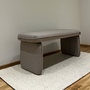 Sitzbank Hübsch Interior Gepolstert Sand 1
