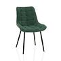 ELARIS Dining chair fabric green 0