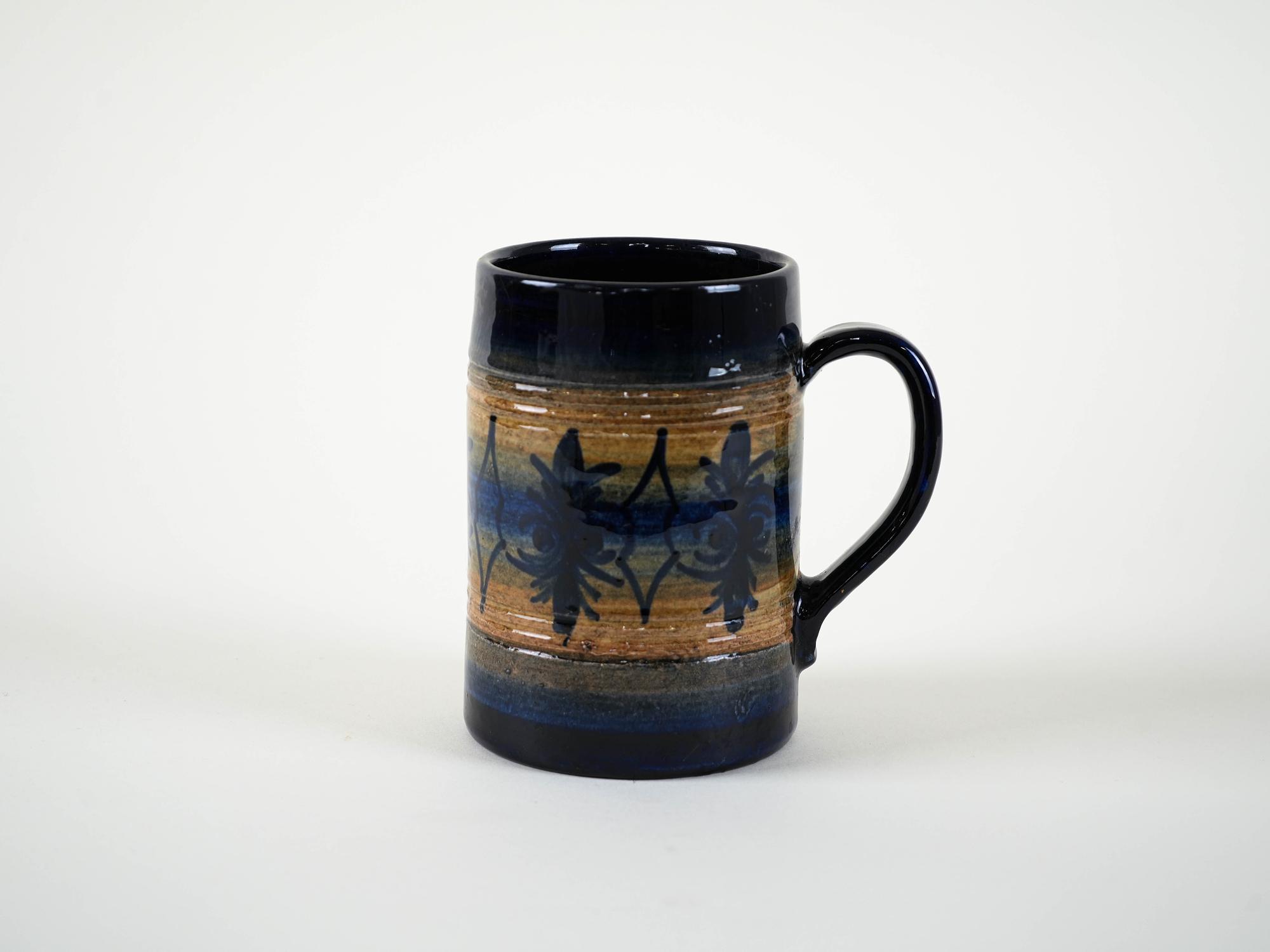 Beer mug ceramic 1970s 3