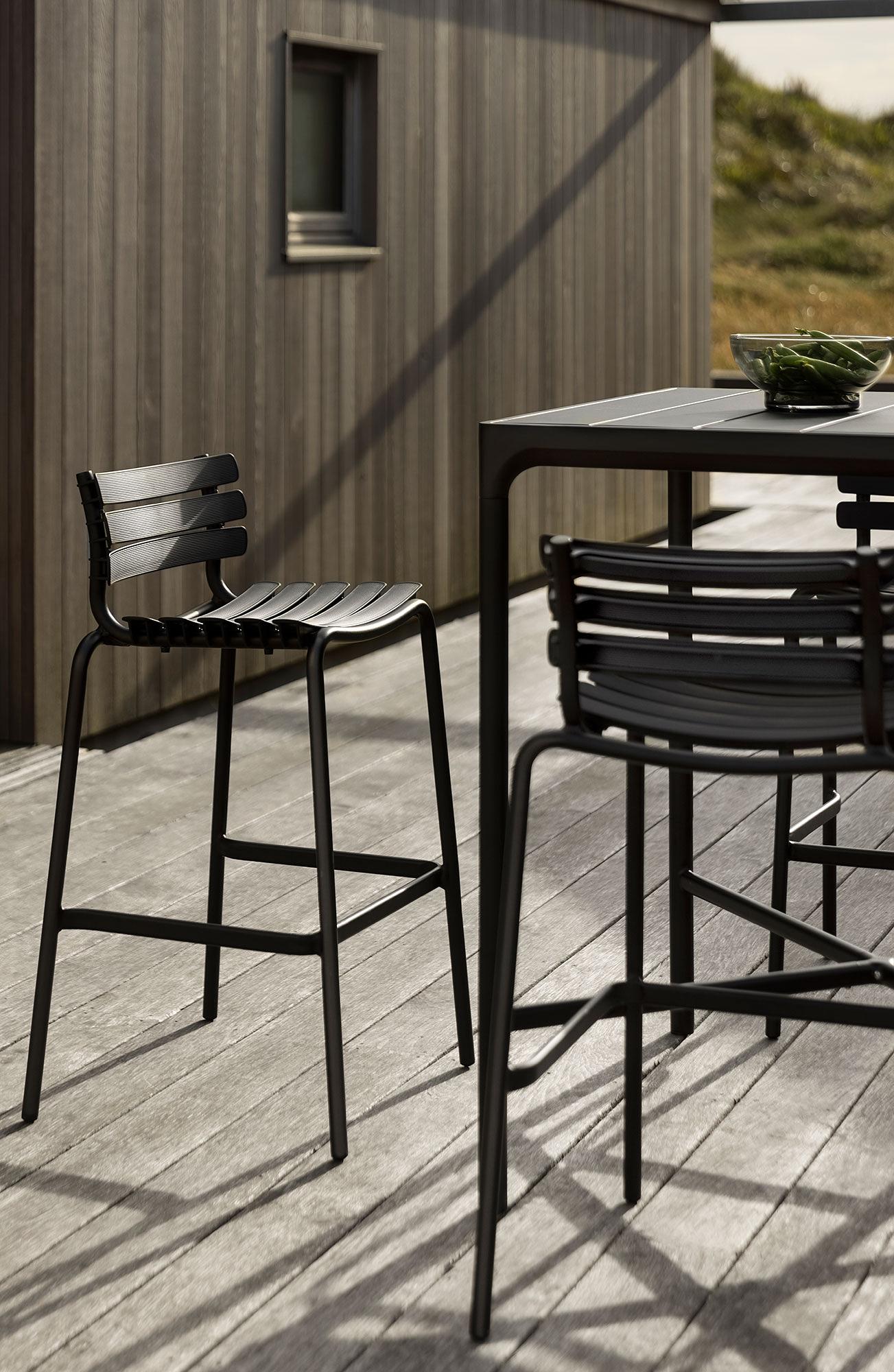 ReCLIPS Barhocker Indoor Outdoor Olivgrün 56 x 55 x 99 cm 2