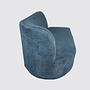 Nora 2-Sitzter Chaise Modul Links Danny Dusty Blue 5