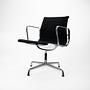 EA108 Office Chair Chrome Hopsack Black 3