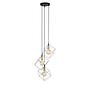 Pendant lamp Canto Aluminum 3-light Black 4