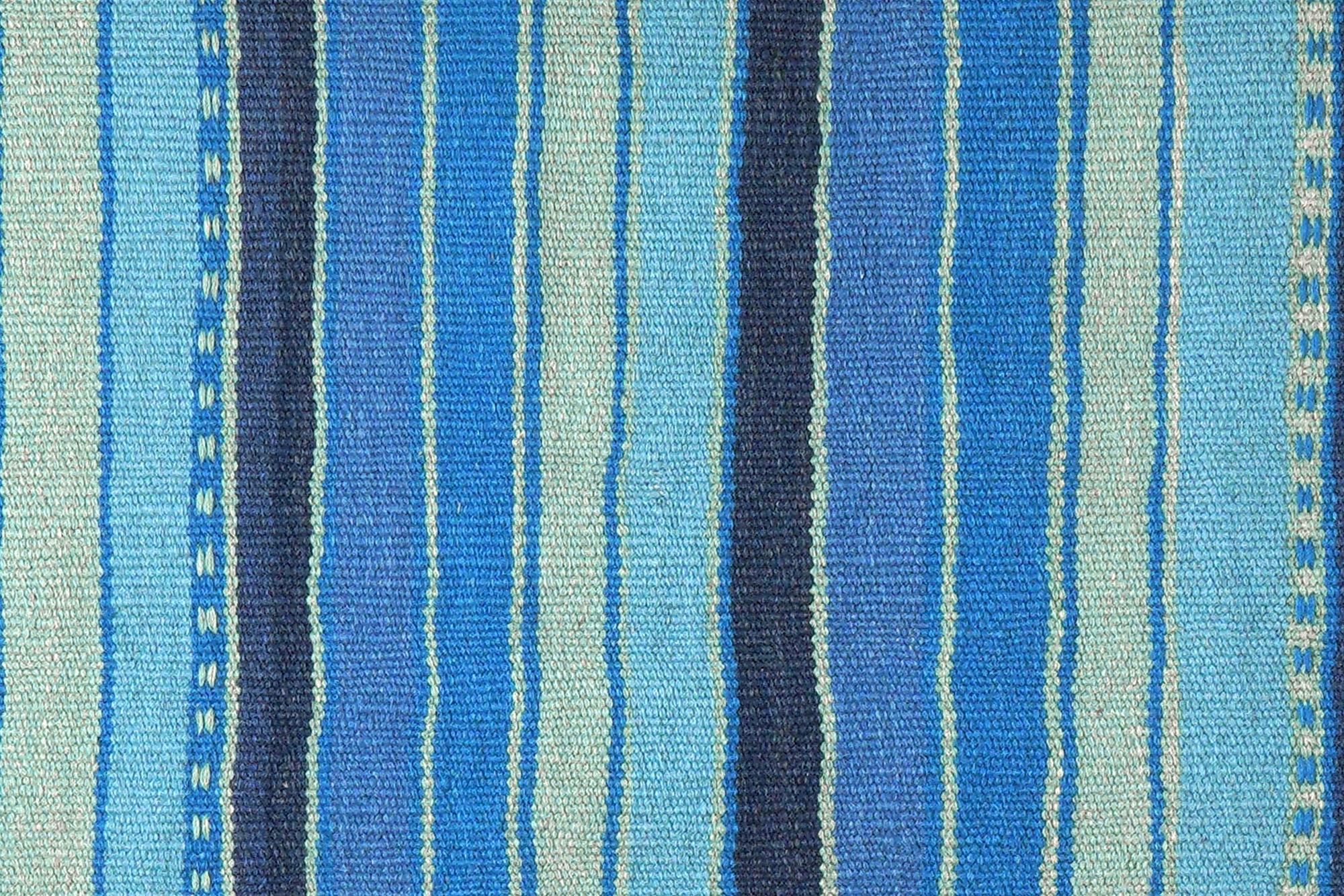 Kilim Gashgai Teppich Blau 3