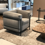 LC2 Sessel Textil Metall Grau 2