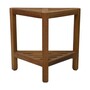 Hocker Beistelltisch Teakholz Natur 0