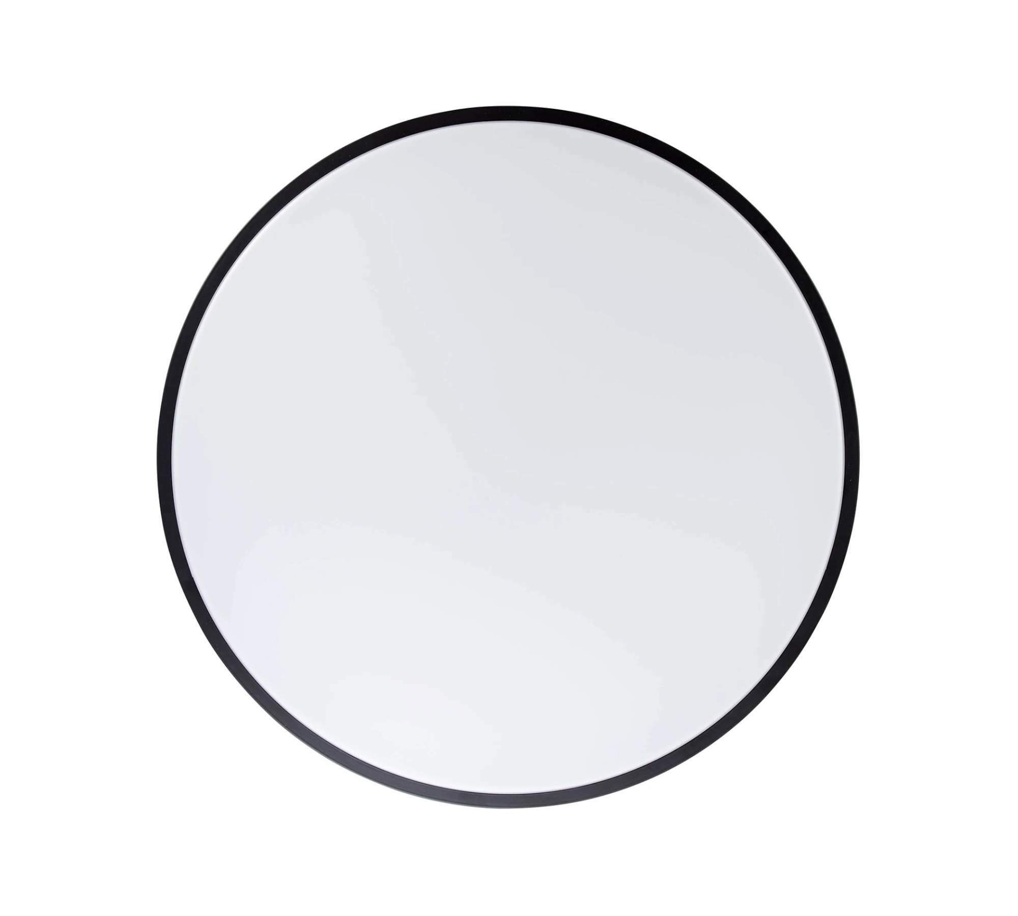 LED Ceiling Light Round Steel Black 2