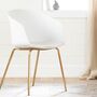 Elefy JH28 Armchair Plastic Steel Beige 2