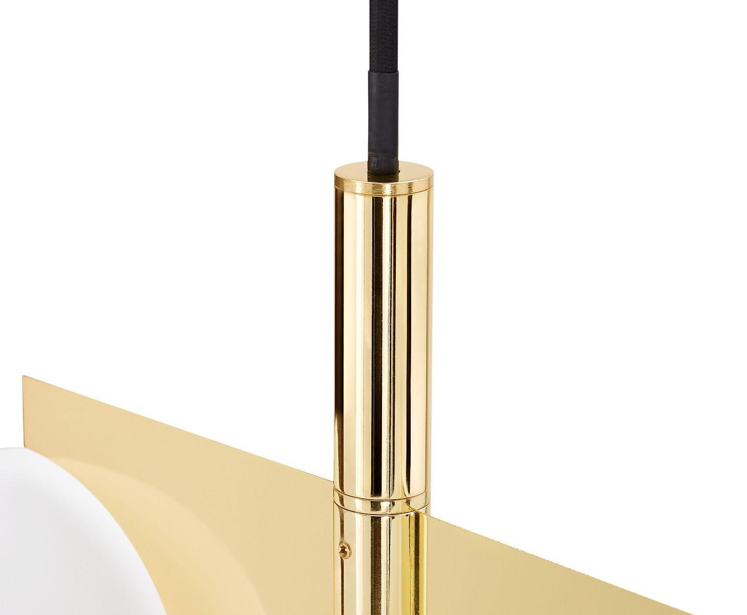 Plane Drop Pendant Lamp Gold 8