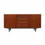 Vintage Sideboard Teakholz Braun 1970er Jahre 0