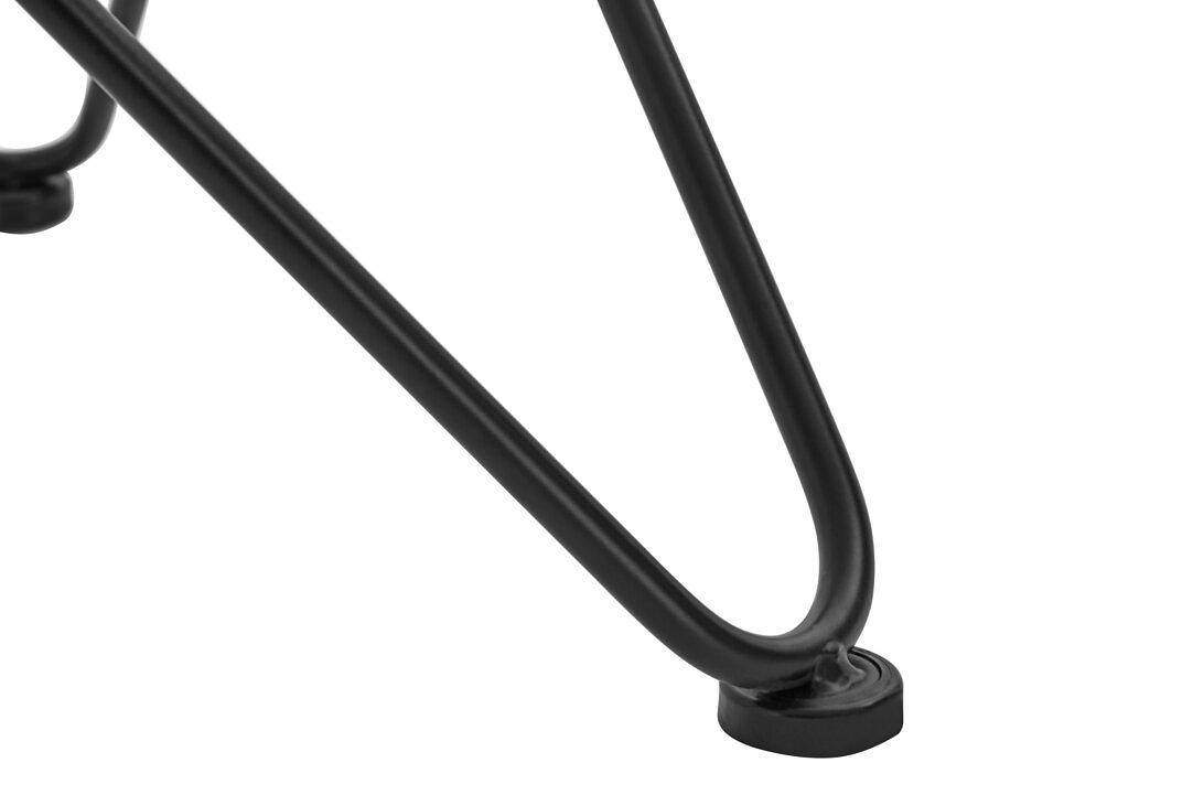 Papillon Tavolo a farfalla ferro vetro nero 4