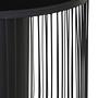 Trento Side Table Glass Top Black 2