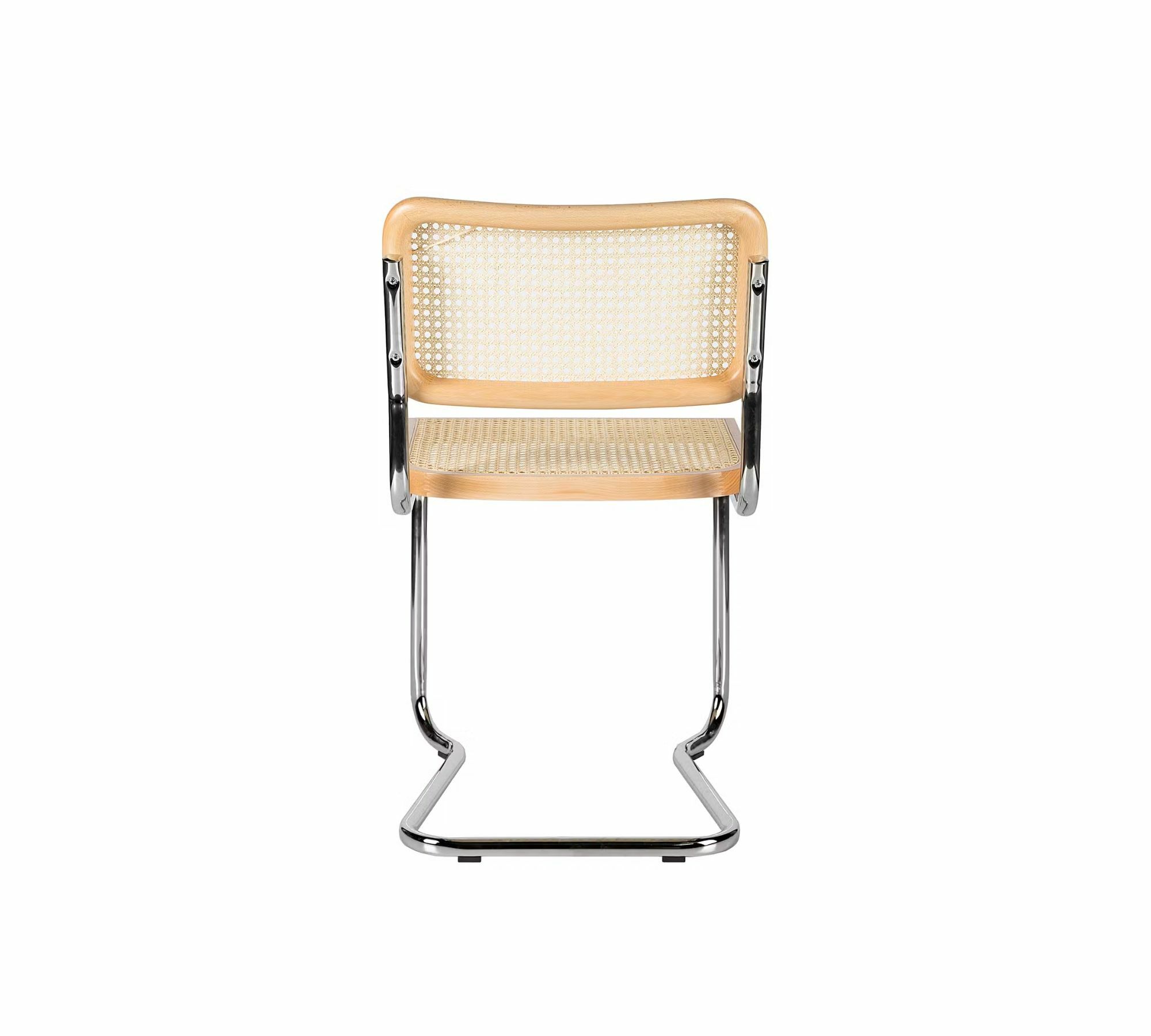 2x Freischwinger Buche Chrom Glänzend 1