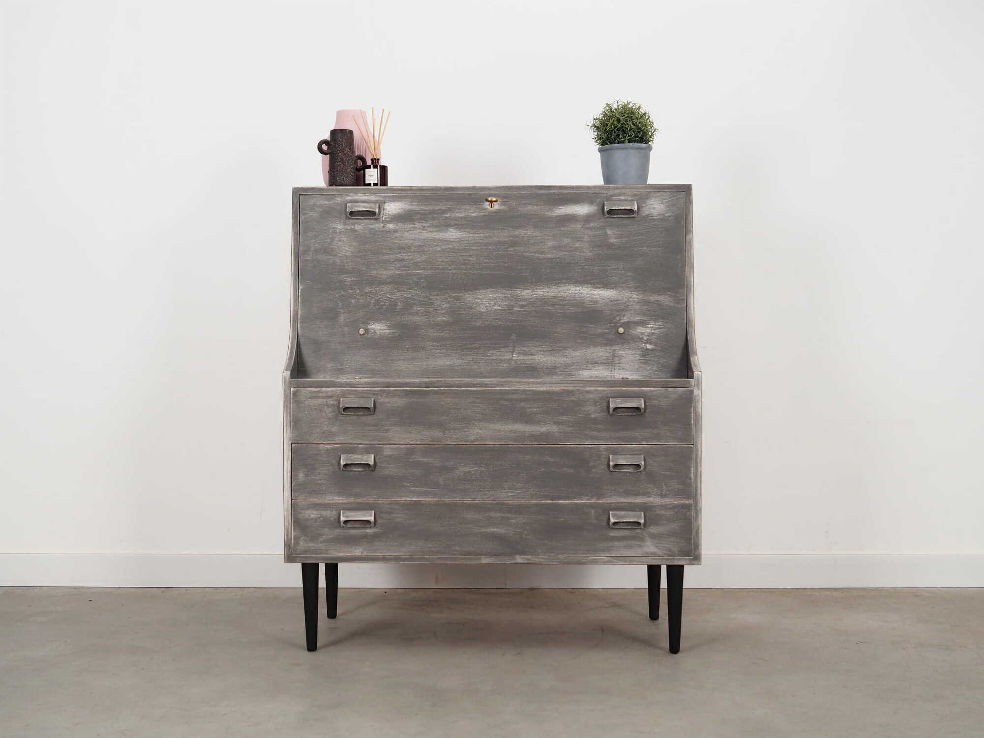 Secretary Wood Grey 1960s 1