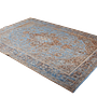 Vintage Teppich Blau 2