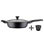Schmorpfanne Easy Click 5-teilig Schwarz 1
