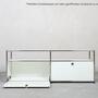 USM Haller Sideboard 2x1 Fächer Aufbau Reinweiß 1