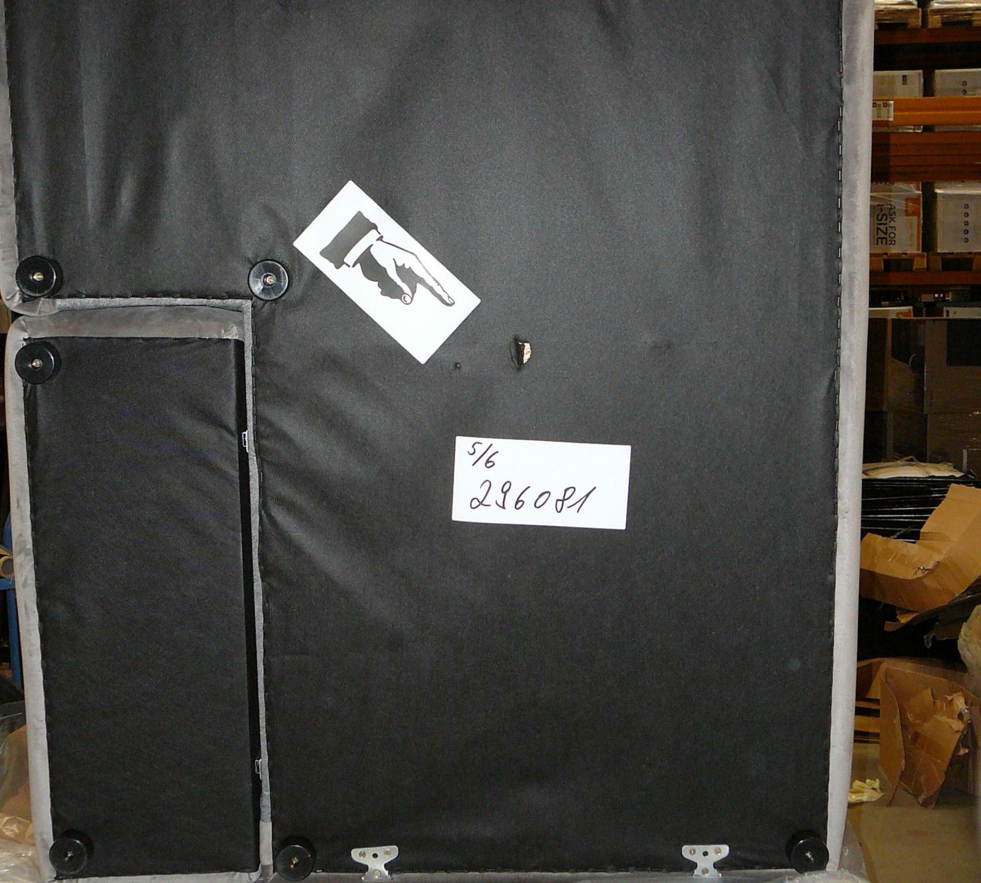 Pyllow Sofalandschaft Samt Taupe Grau 8