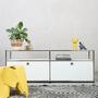 USM Haller Sideboard 2x1 Fächer Aufbau Reinweiß 3