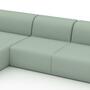 Minimalistisches Designer 3er Ecksofa Mintgrün 3