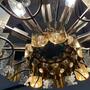 Messing-Kronleuchter im Hollywood Regency Stil 4