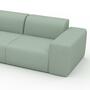Minimalistisches Designer 3er Ecksofa Mintgrün 4
